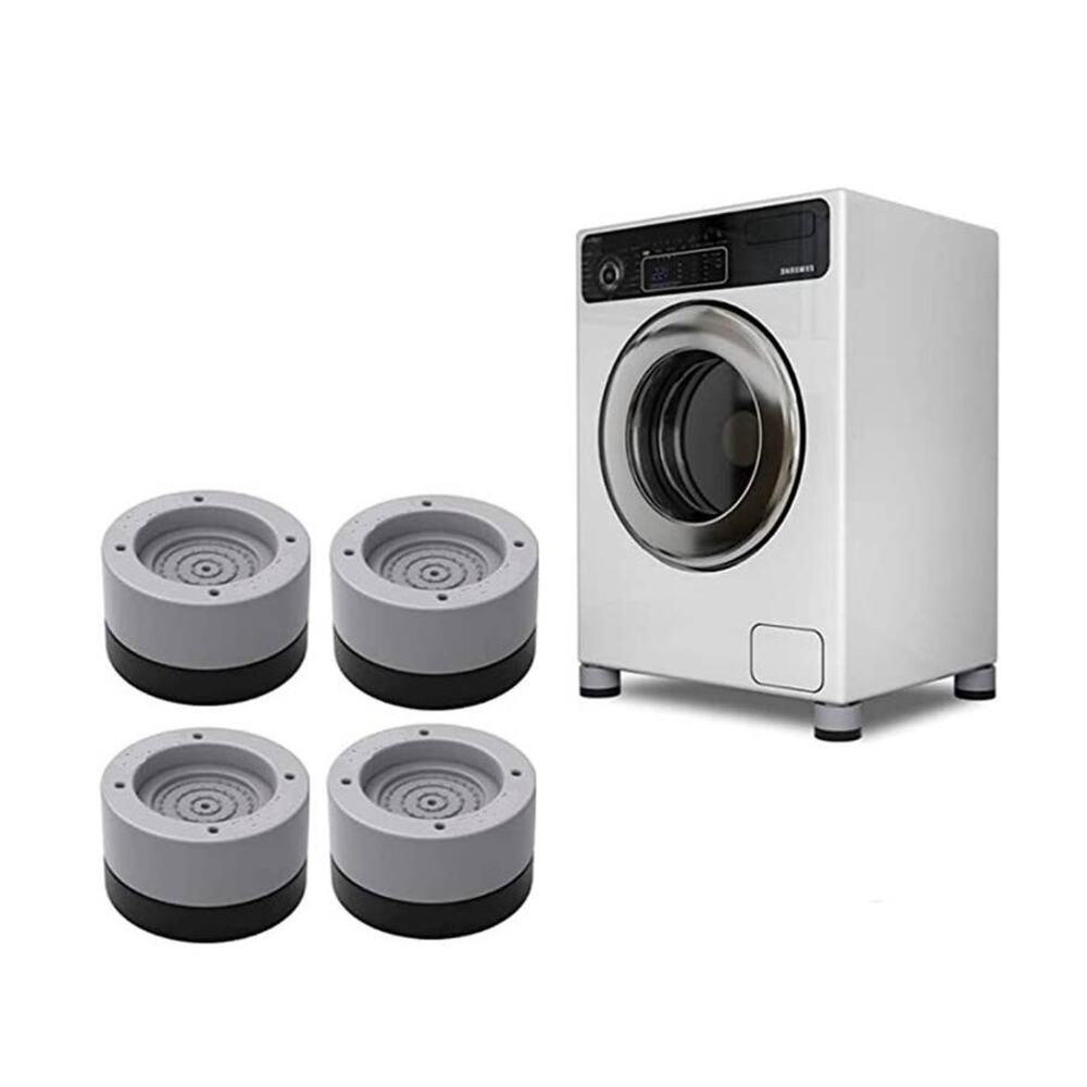 4Pc Furniture Risers Anti Vibration Feet Pads Washing Machine Universal Non-Slip